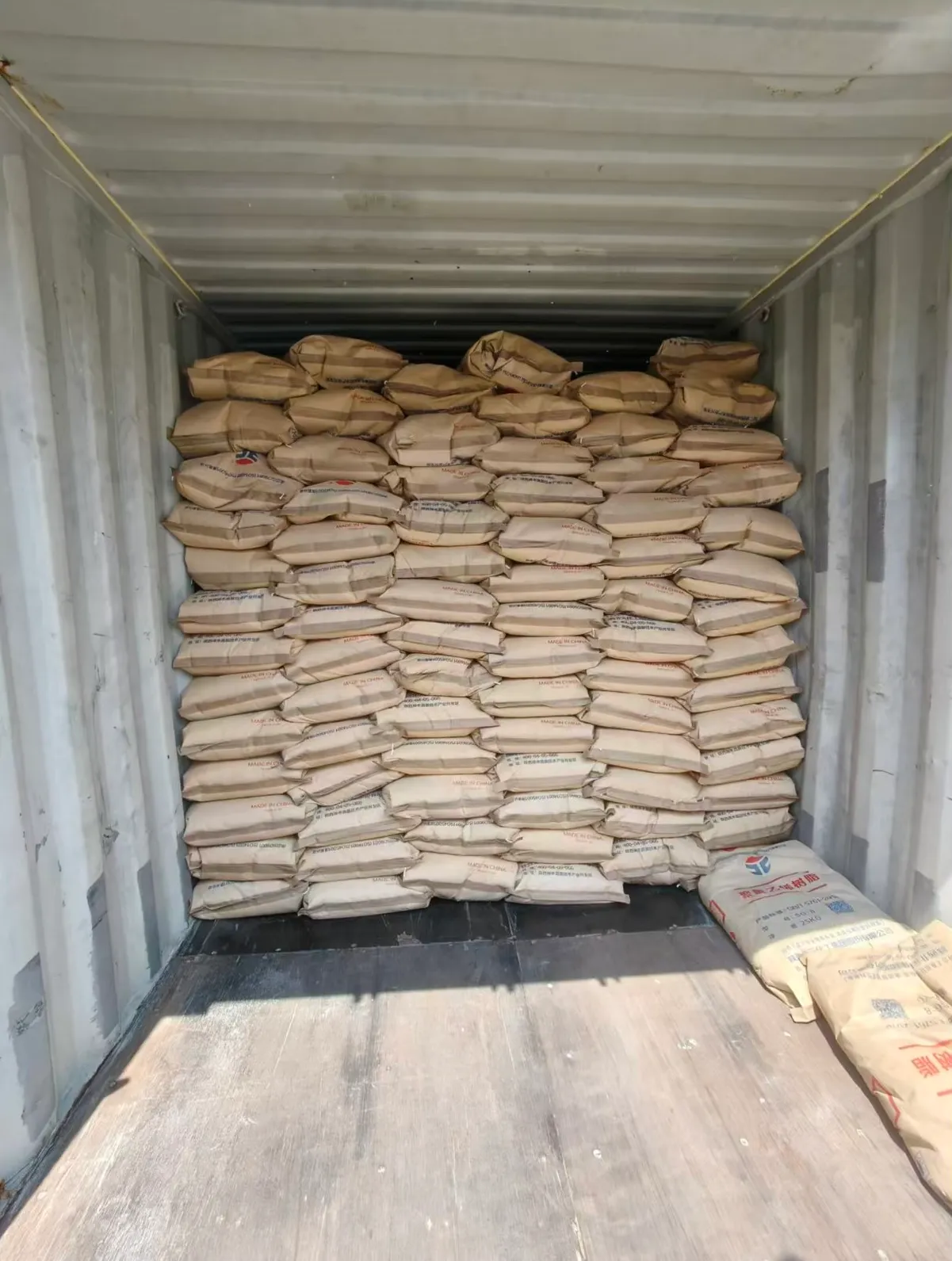 PVC resin shipment for Indonesian pipe factory